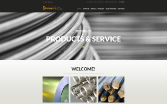 Free Steelworks Responsive Website Template
