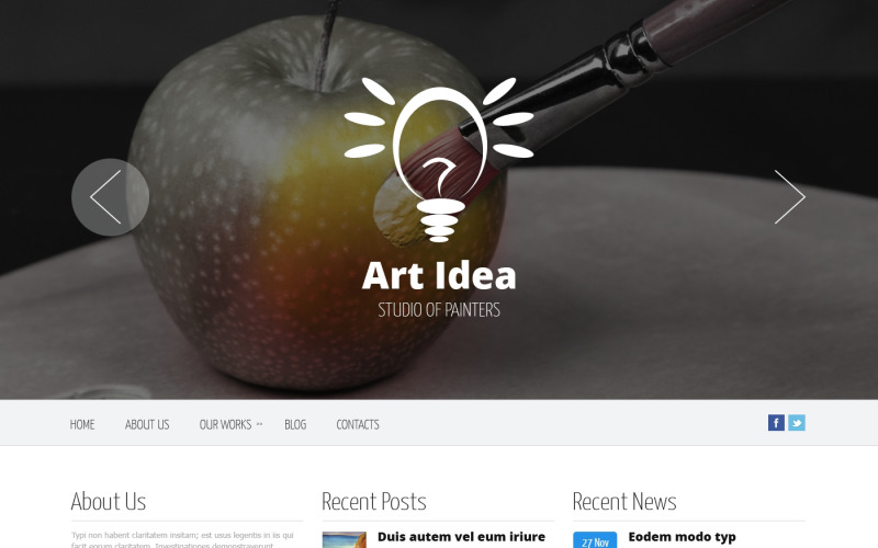 Free Stock Photo Responsive Website Template