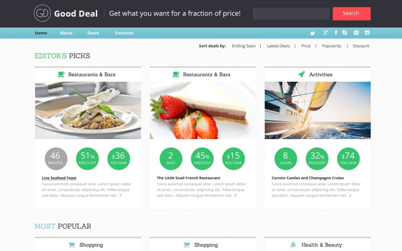 Free Stock Photo Responsive Website Theme Website Template