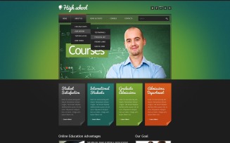 Free University Responsive Website Theme