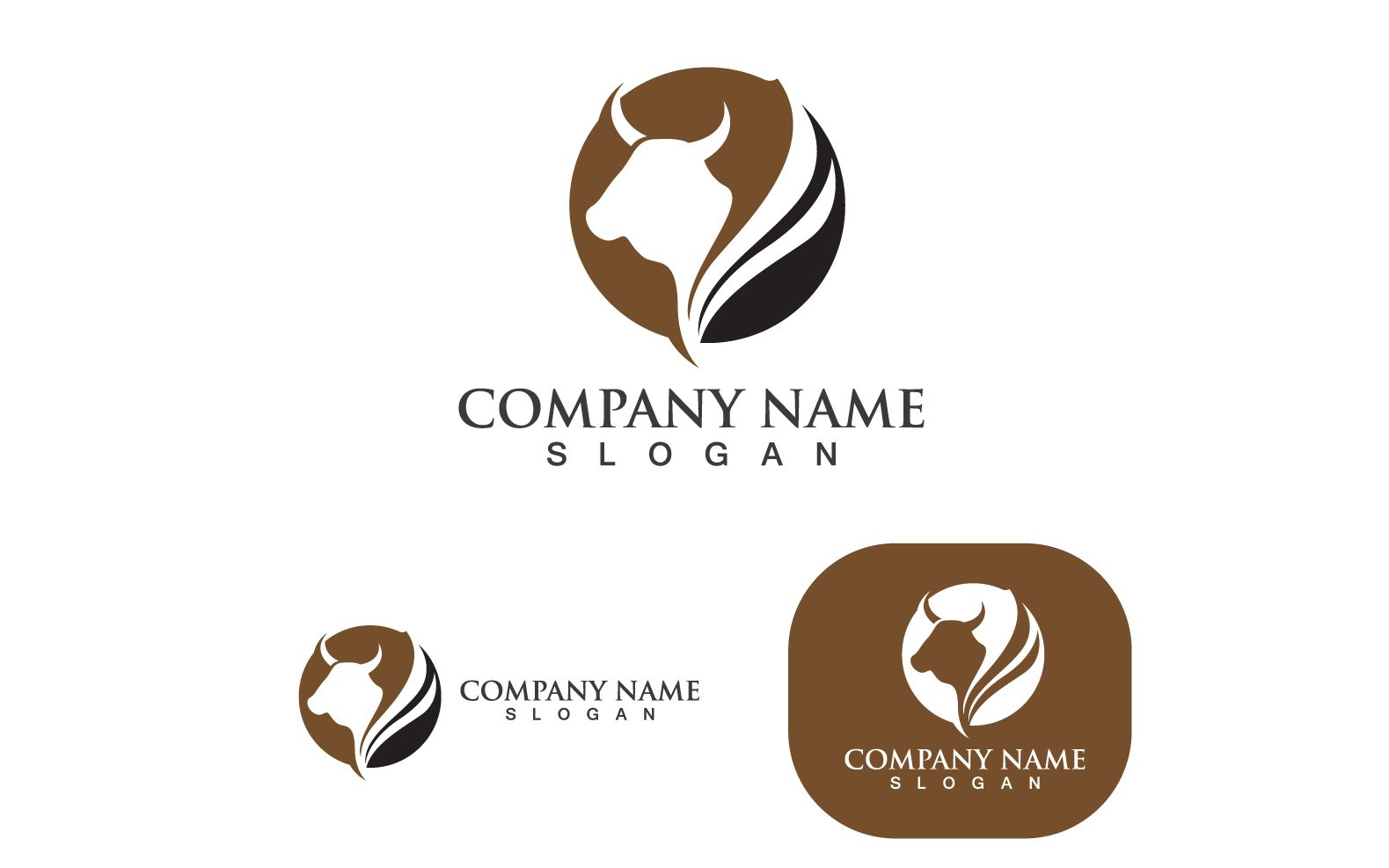 Kit Graphique #248750 Animal Cow Divers Modles Web - Logo template Preview