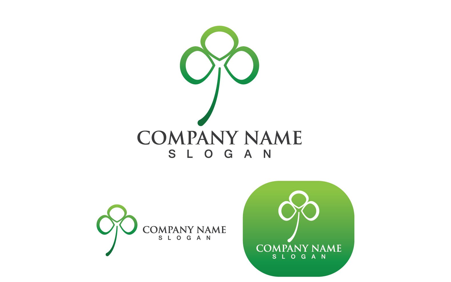 Template #248789 Vector Green Webdesign Template - Logo template Preview