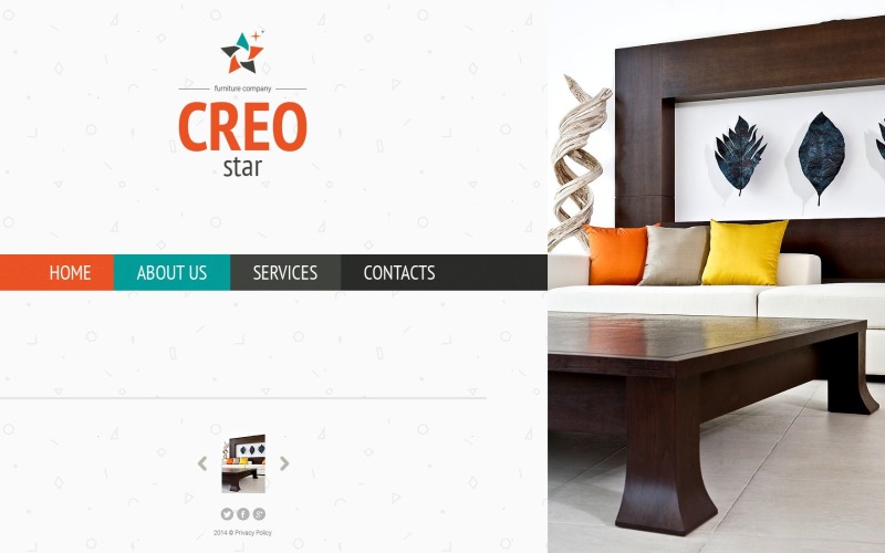 Free Furniture & Appliances Website Template