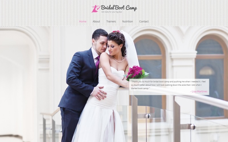 Free Wedding Website Template