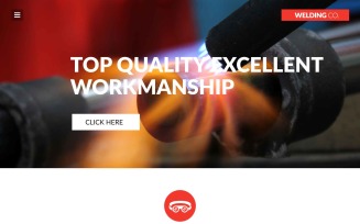 Free Welding Corp Website Template