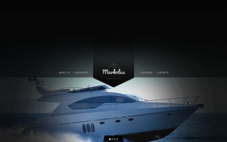 Free Yachting Website Template