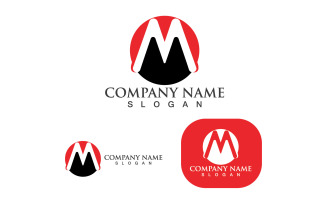 M Logo And Symbol Vector Logo Business V4