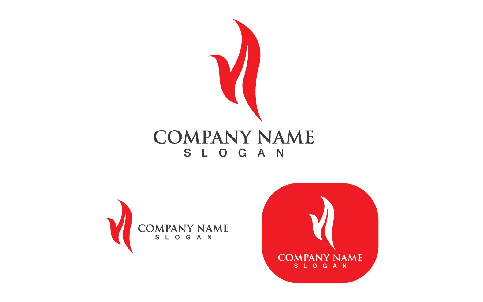 Template #248811 Symbol Flame Webdesign Template - Logo template Preview