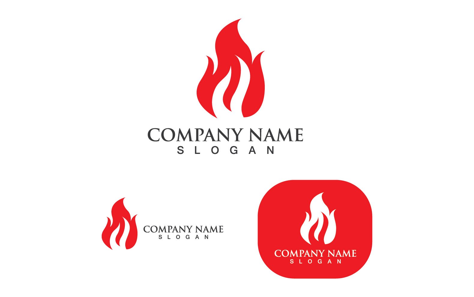 Template #248812 Symbol Flame Webdesign Template - Logo template Preview