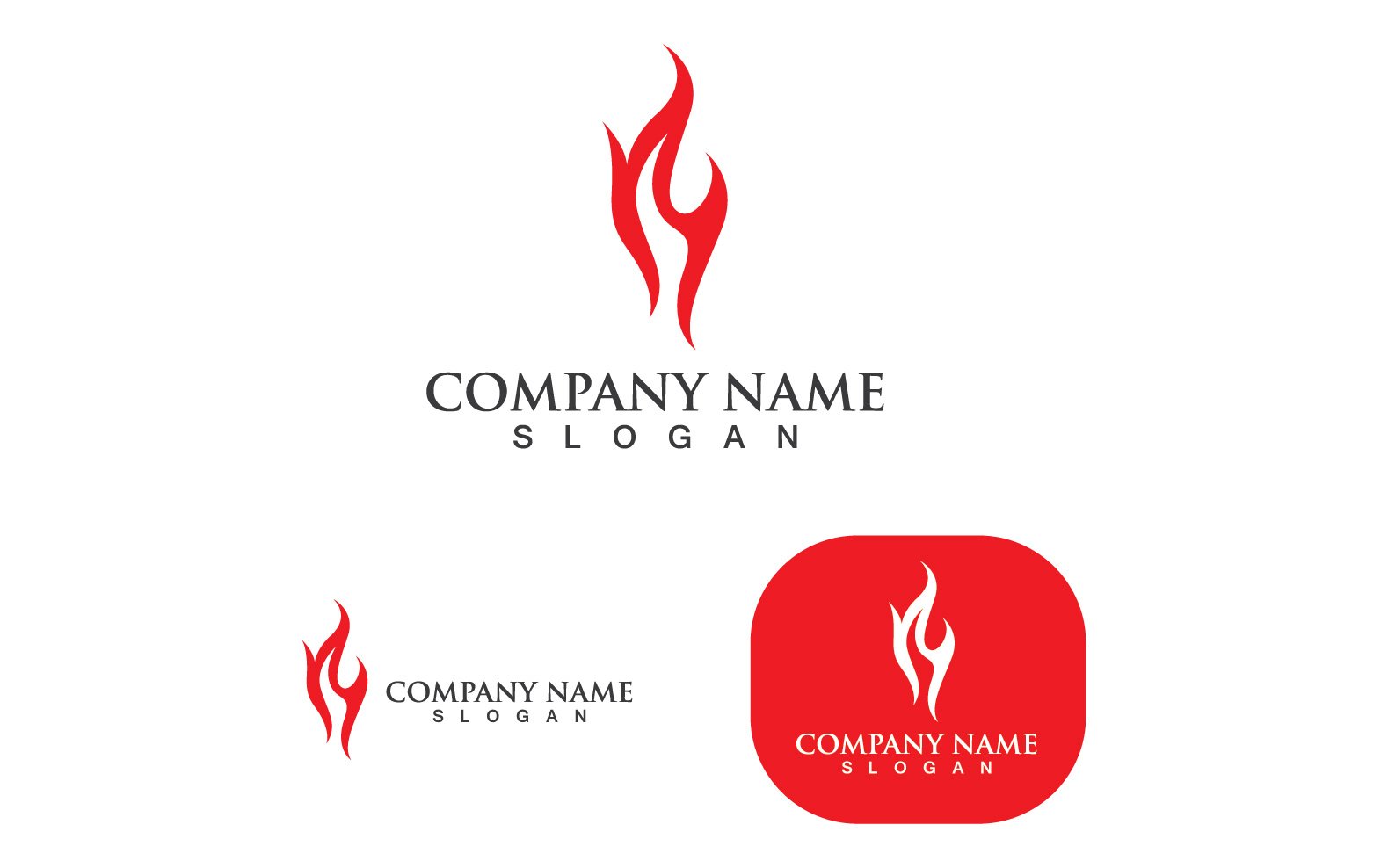 Template #248814 Symbol Flame Webdesign Template - Logo template Preview