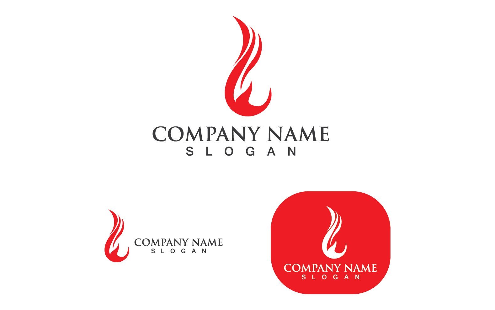 Template #248815 Symbol Flame Webdesign Template - Logo template Preview