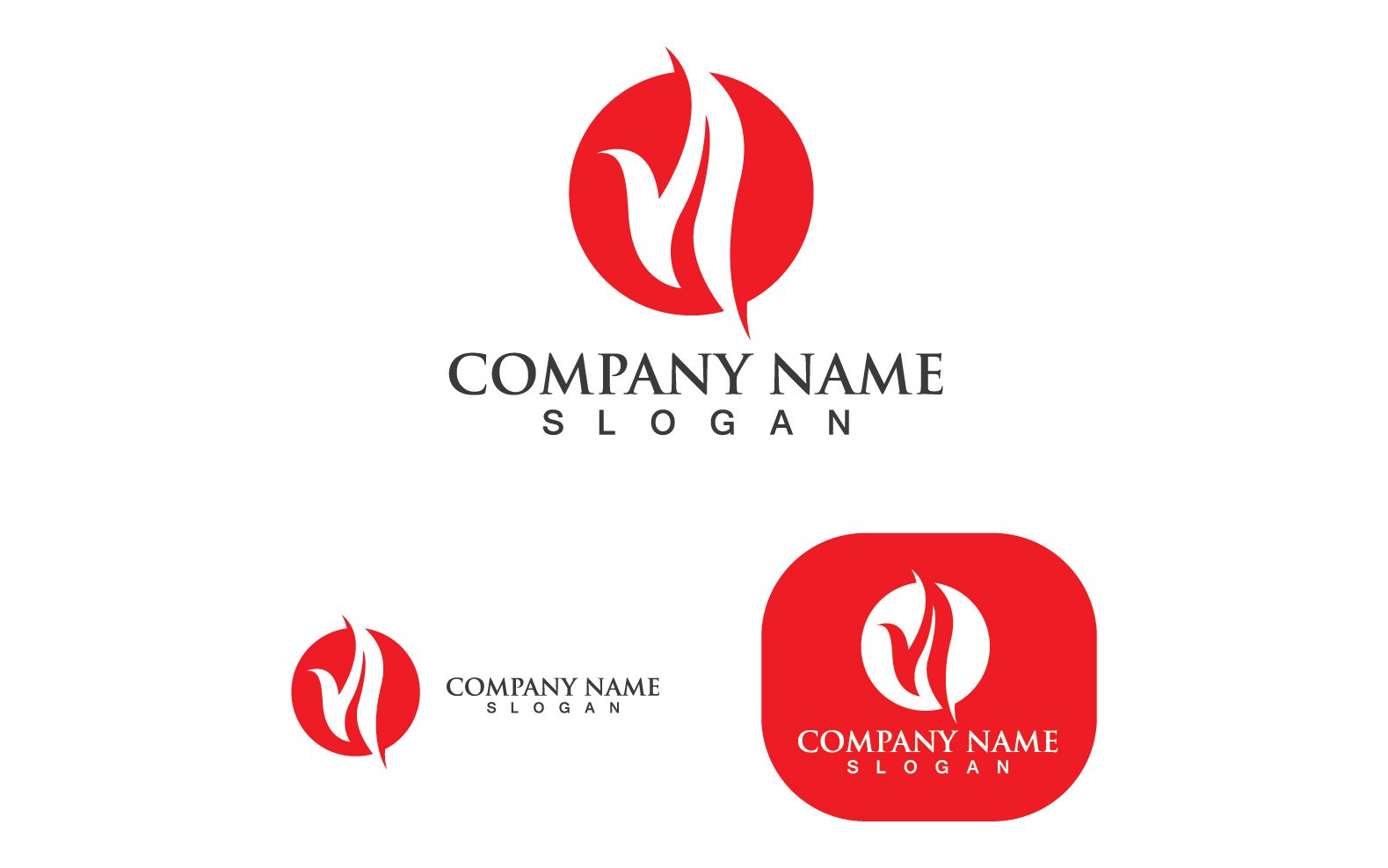 Template #248818 Symbol Flame Webdesign Template - Logo template Preview