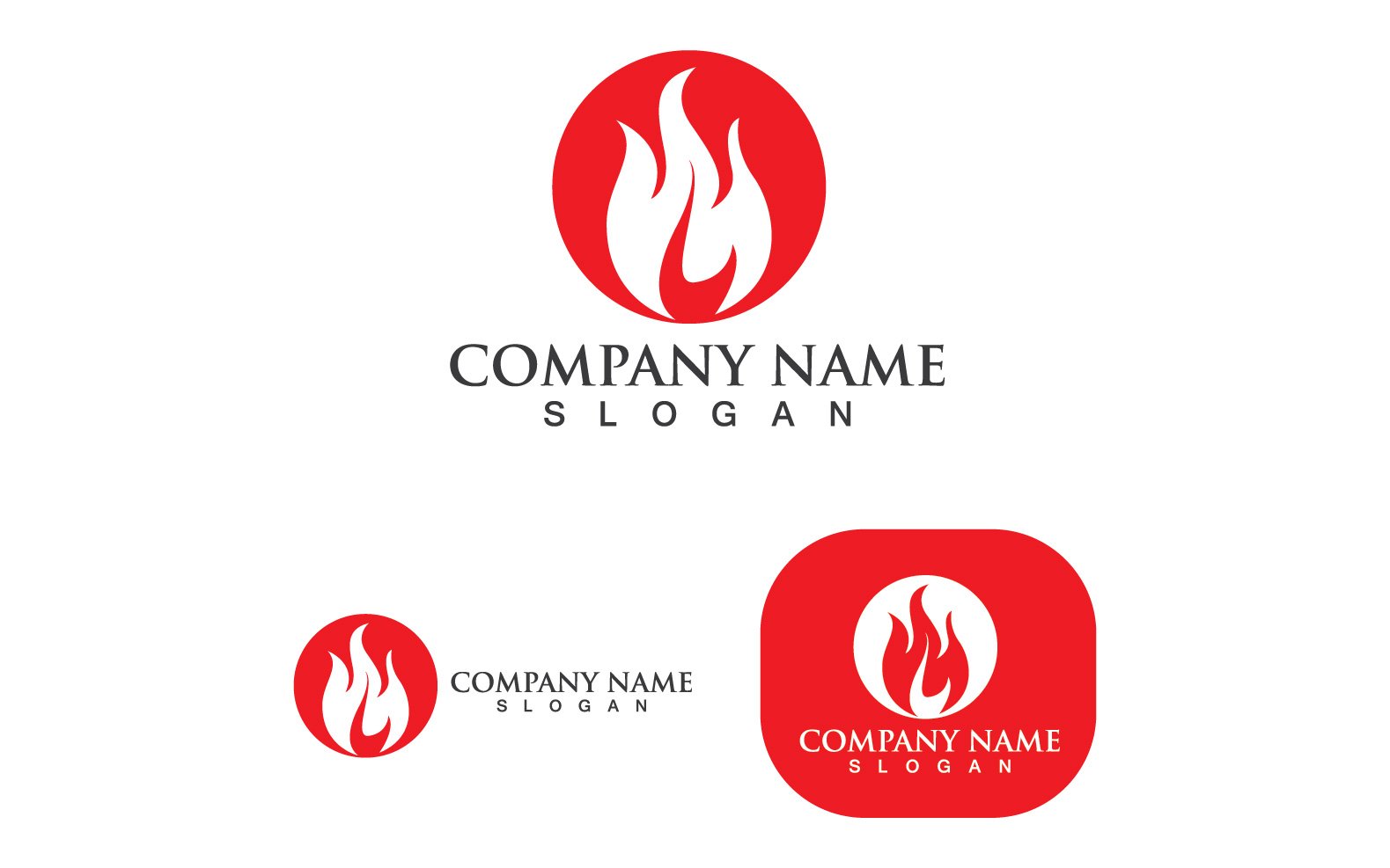 Template #248820 Symbol Flame Webdesign Template - Logo template Preview