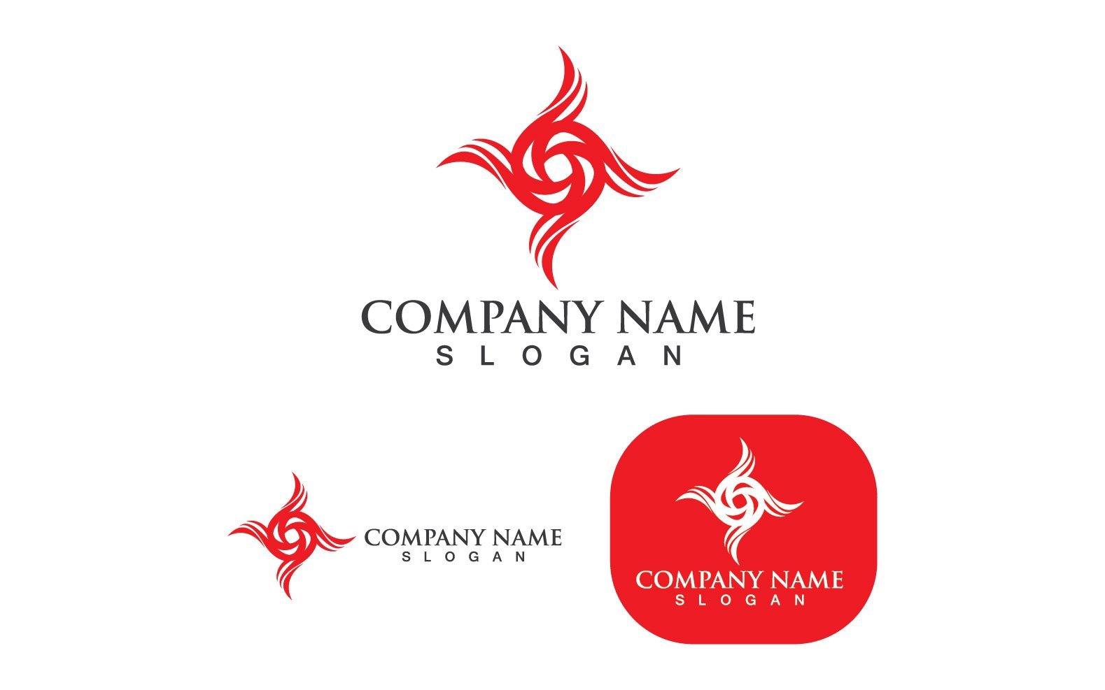 Template #248826 Symbol Flame Webdesign Template - Logo template Preview