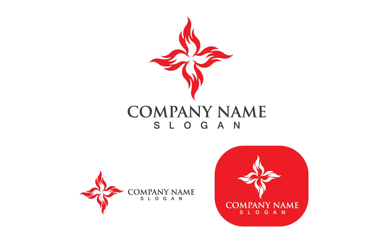 Template #248828 Symbol Flame Webdesign Template - Logo template Preview