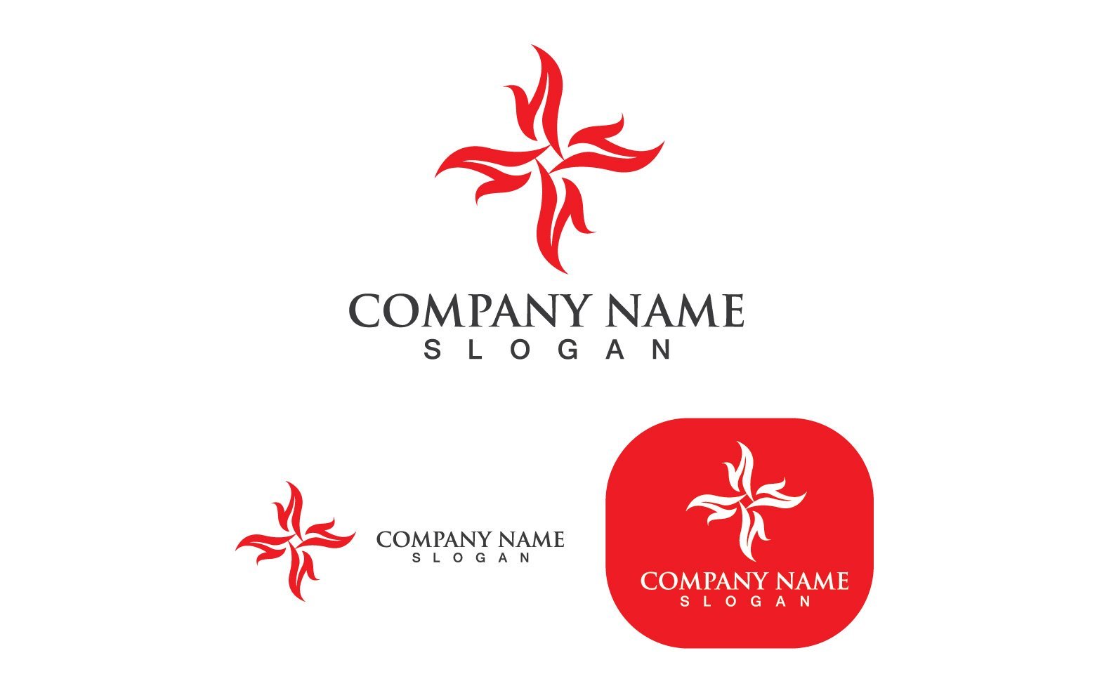 Template #248830 Symbol Flame Webdesign Template - Logo template Preview