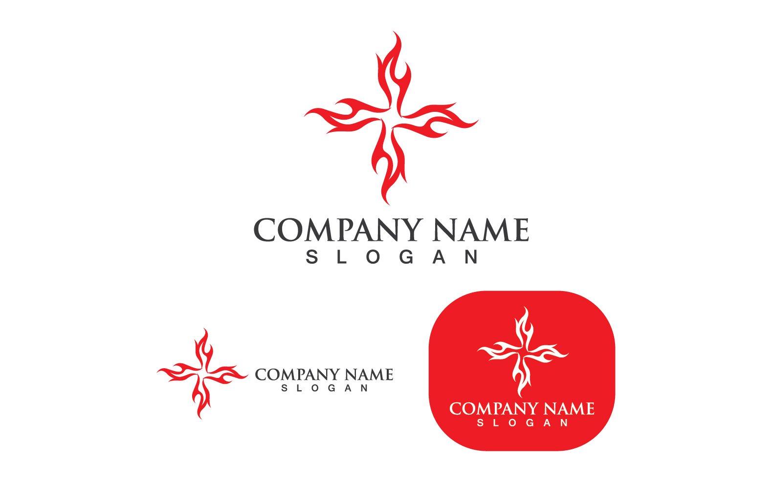 Template #248832 Symbol Flame Webdesign Template - Logo template Preview