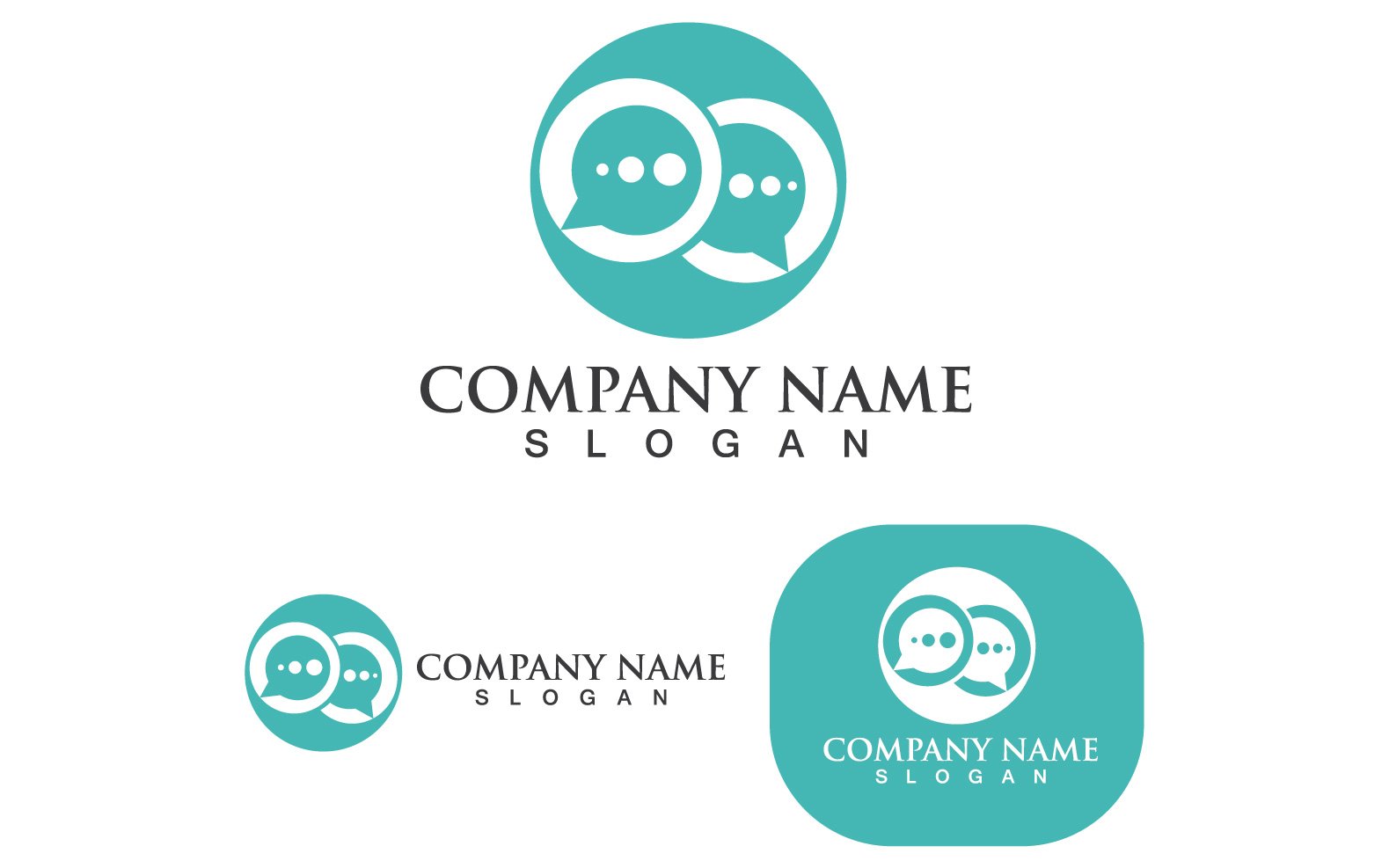 Template #248860 Chat Design Webdesign Template - Logo template Preview