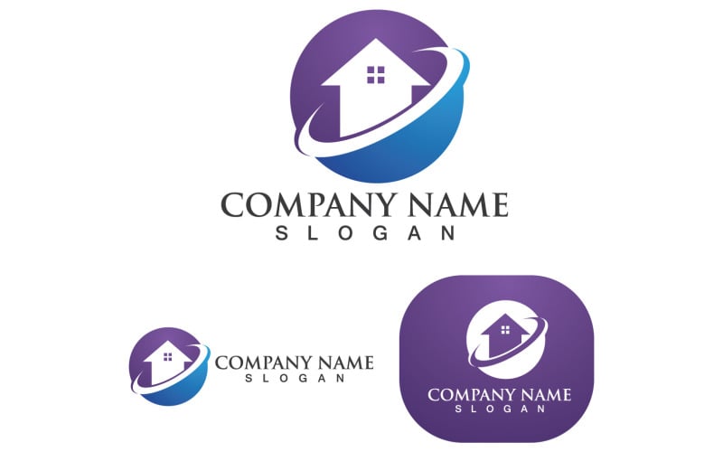 Home Logo And Symbol Building V1 Logo Template