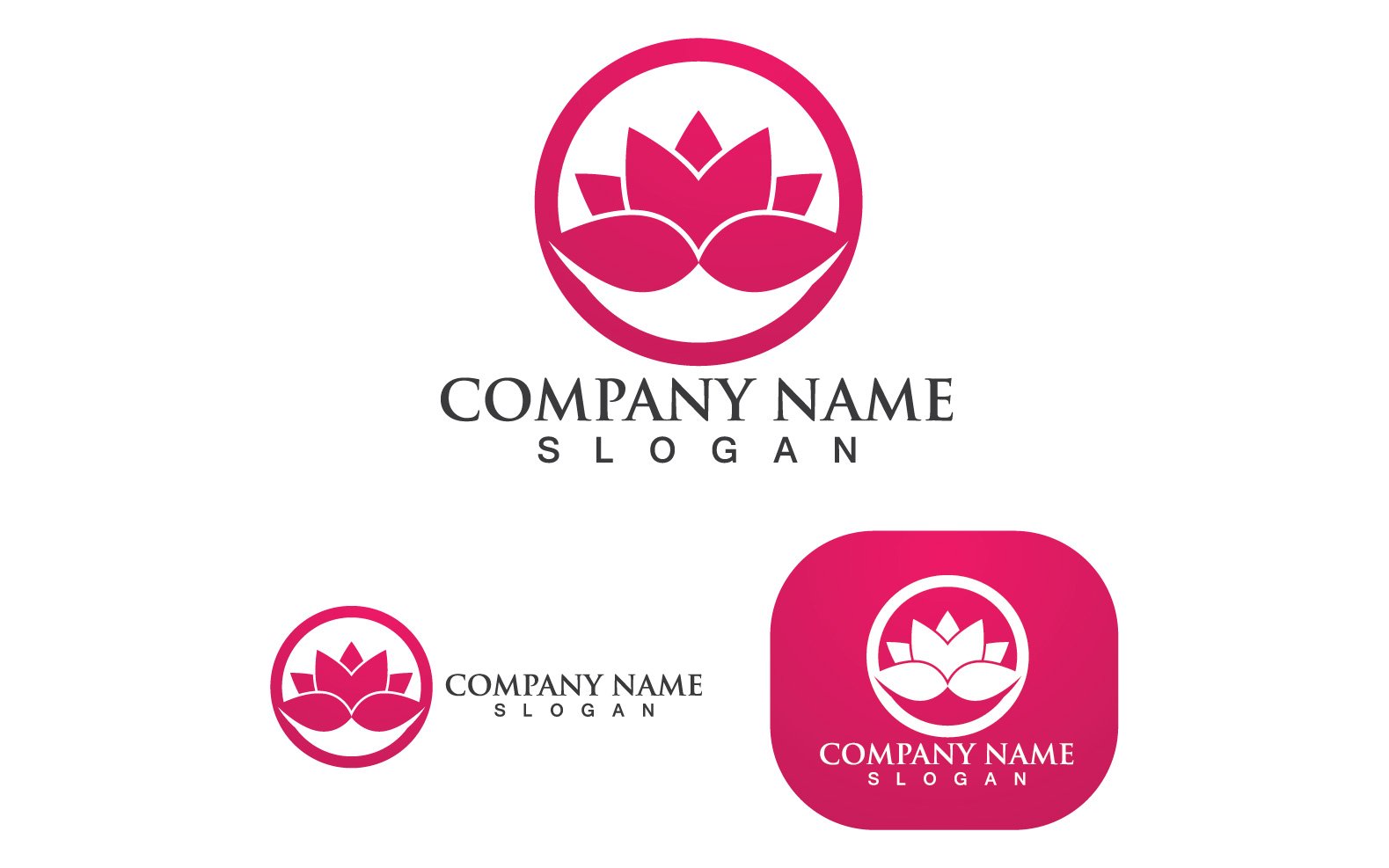 Template #248921 Lotus Flower Webdesign Template - Logo template Preview