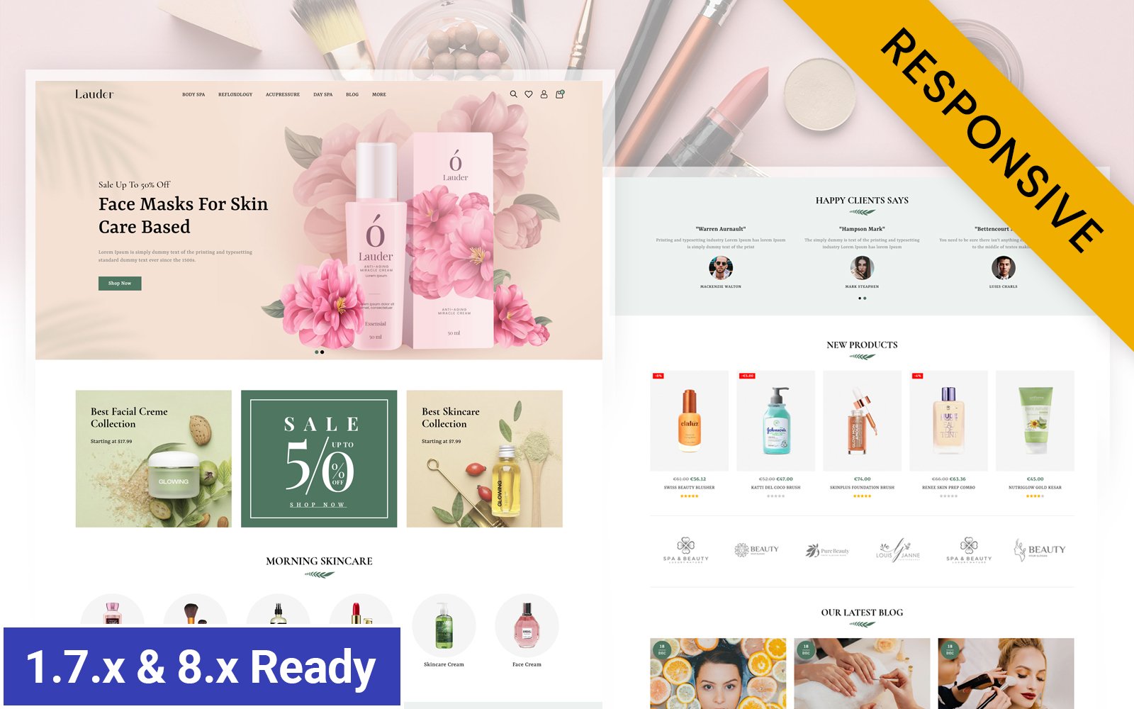 Template #248957 Cosmetic Accessories Webdesign Template - Logo template Preview