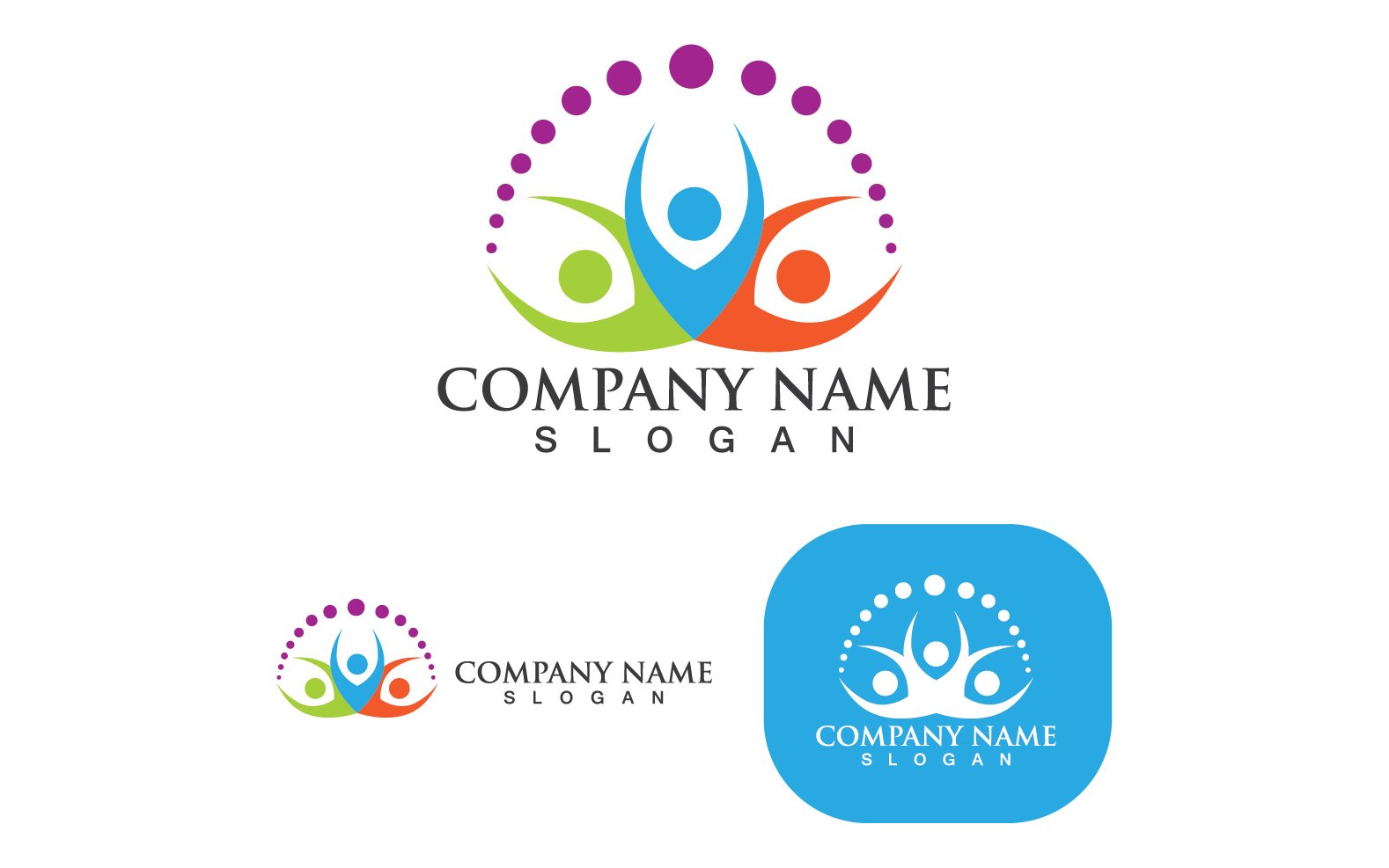 Kit Graphique #248974 Family Logo Divers Modles Web - Logo template Preview