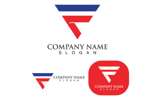 F Logo And Symbol Business Letter V4