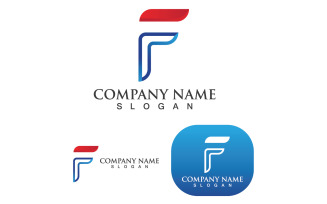 F Logo And Symbol Business Letter V9