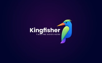 Kingfisher Gradient Colorful Logo