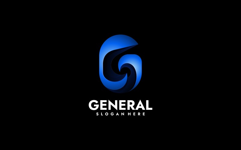 Letter G Gradient Color Logo Style Logo Template