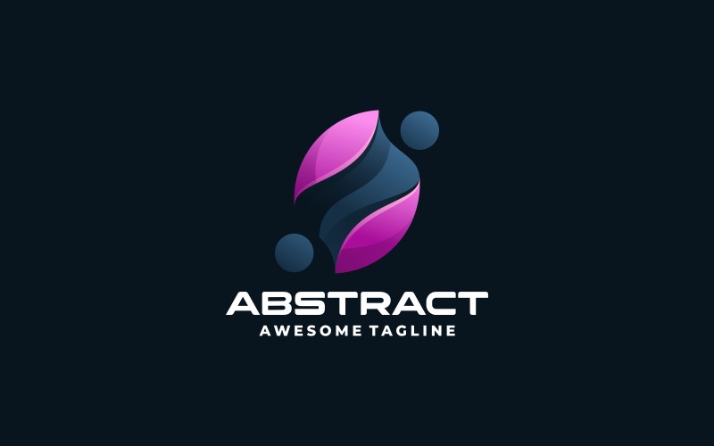 Abstract Colorful Gradient Logo Style Logo Template