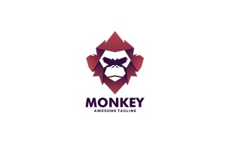 Monkey Gradient Logo Design