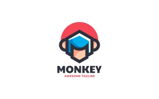 Monkey Mascot Logo Design