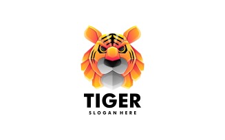 Tiger Gradient Colorful Logo Style