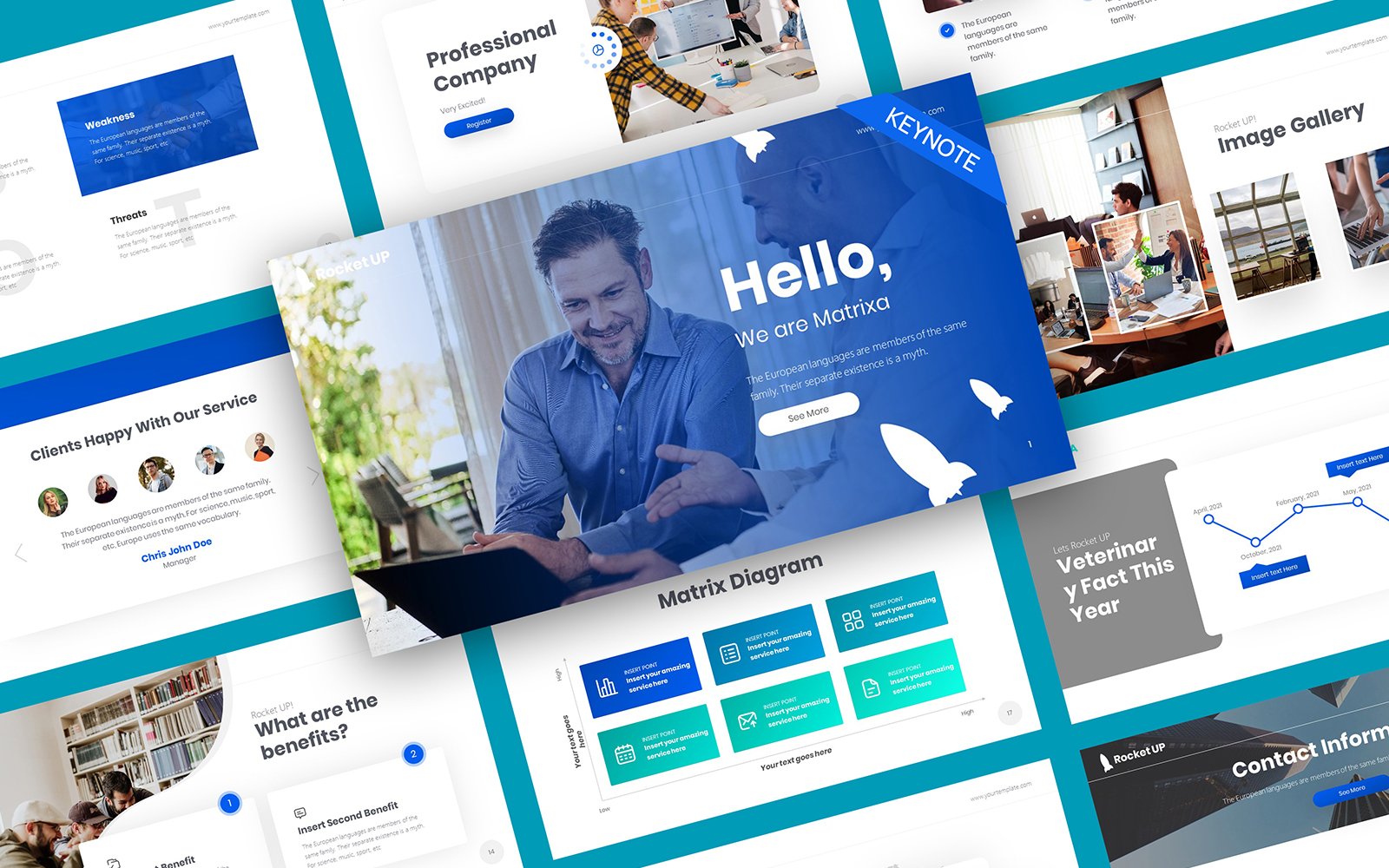 Template #249146 Business Chart Webdesign Template - Logo template Preview