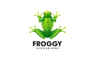 Frog Gradient Logo Design