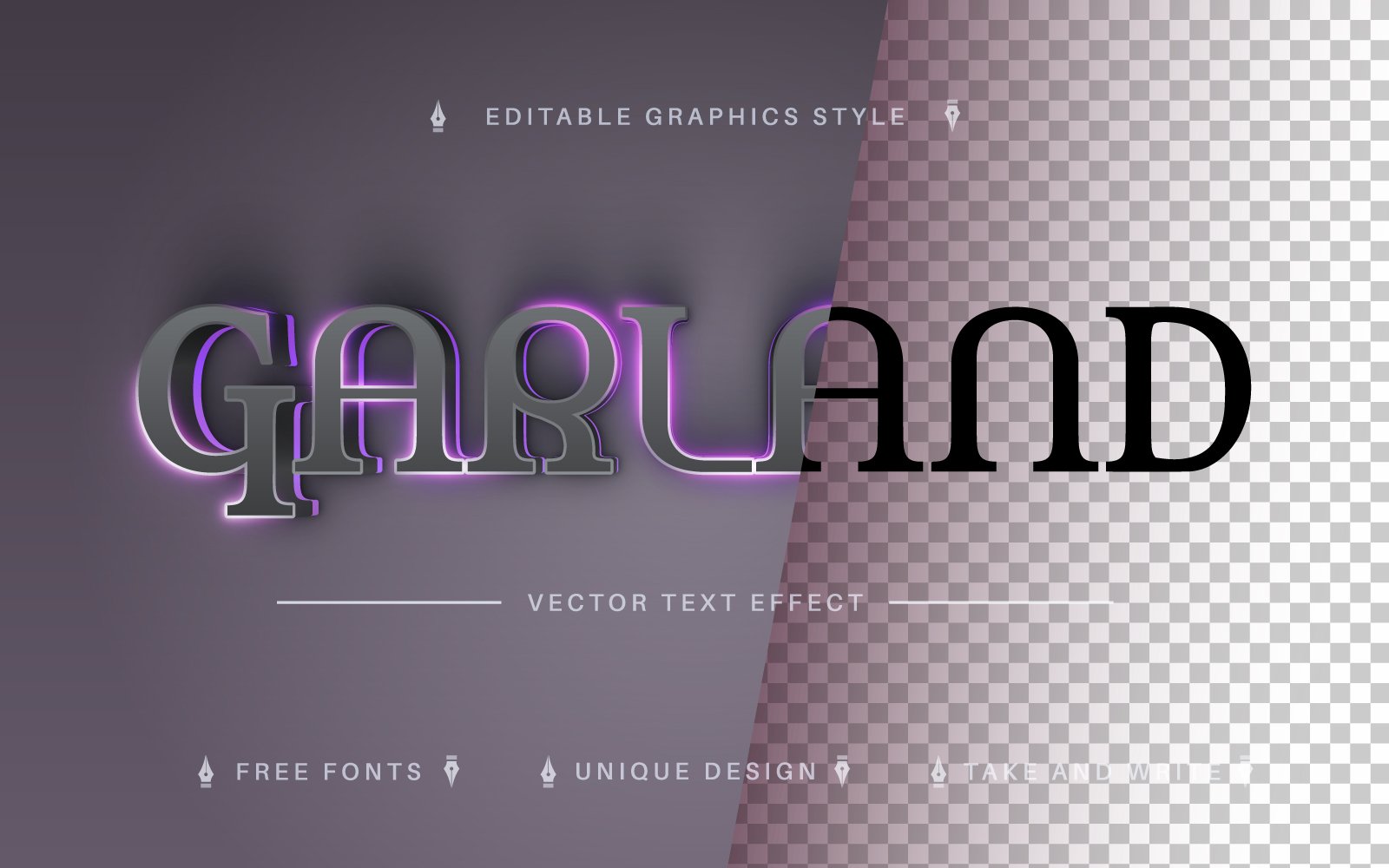 Template #249224 Effect Font Webdesign Template - Logo template Preview