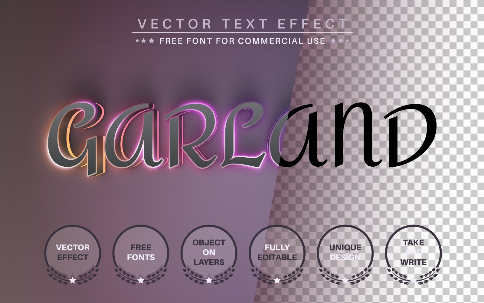 Template #249228 Effect Font Webdesign Template - Logo template Preview