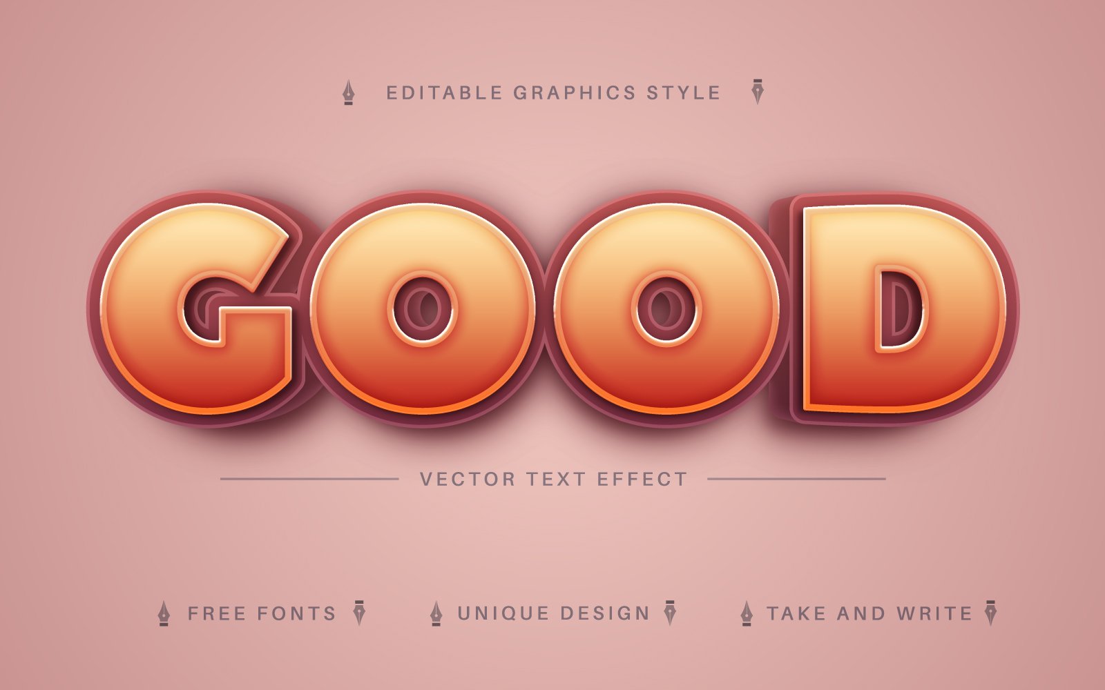 Template #249232 Effect Font Webdesign Template - Logo template Preview