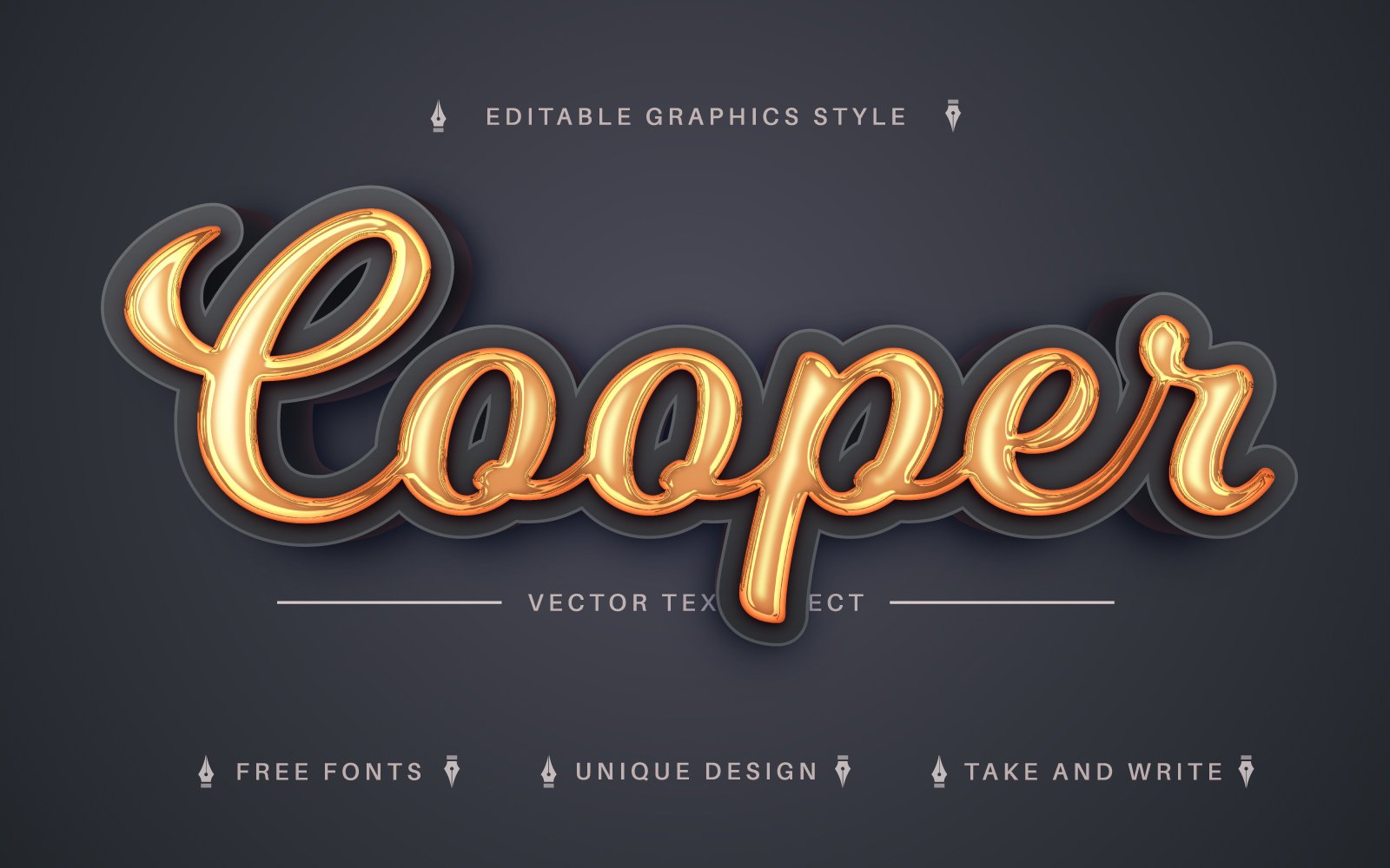 Template #249233 Effect Font Webdesign Template - Logo template Preview