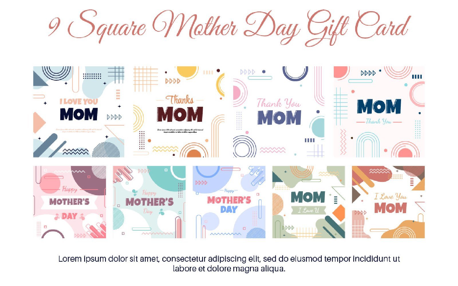 Kit Graphique #249245 Happy Mother Divers Modles Web - Logo template Preview