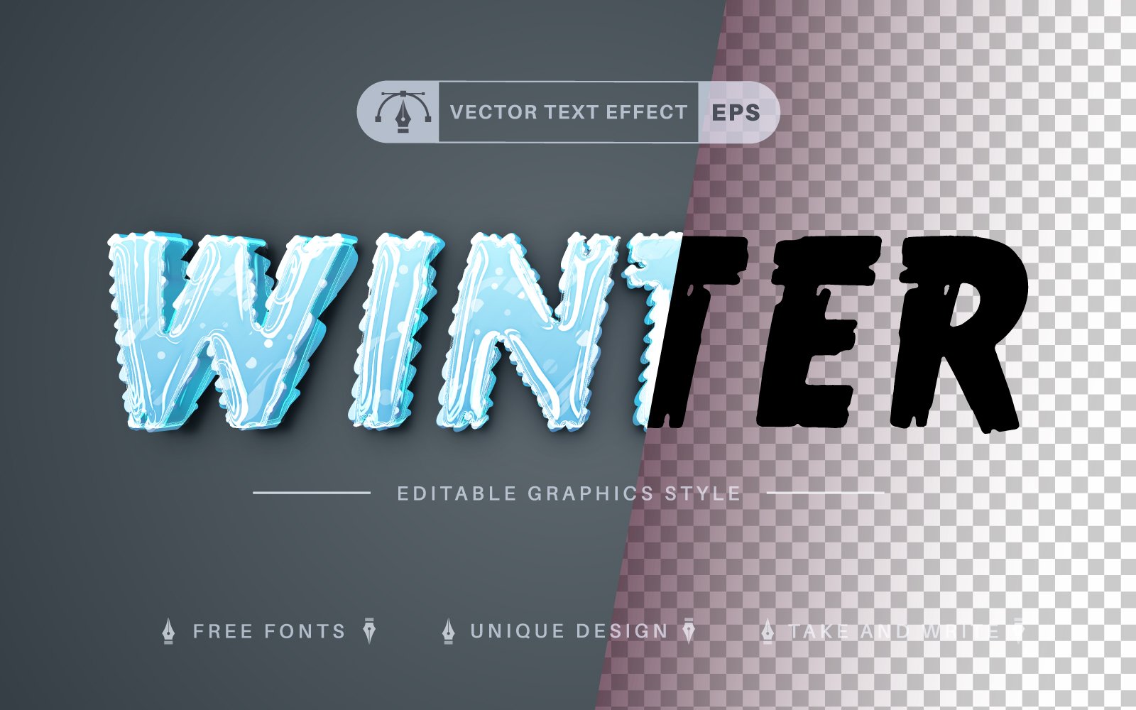 Template #249250 Effect Font Webdesign Template - Logo template Preview