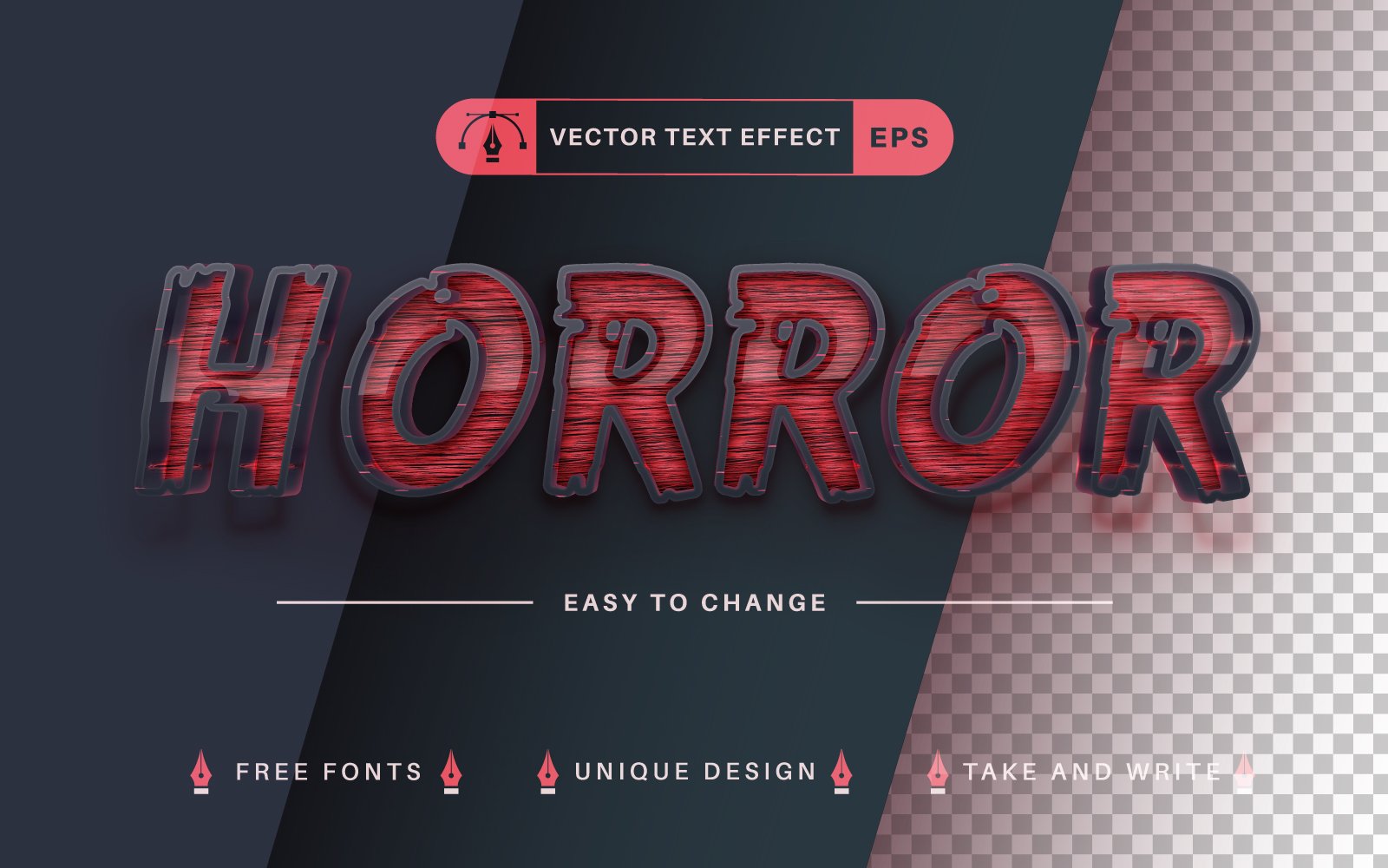 Template #249252 Effect Font Webdesign Template - Logo template Preview