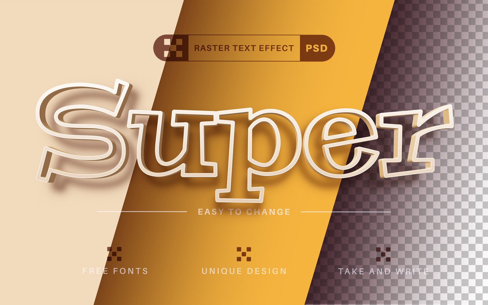 Template #249255 Text Effect Webdesign Template - Logo template Preview