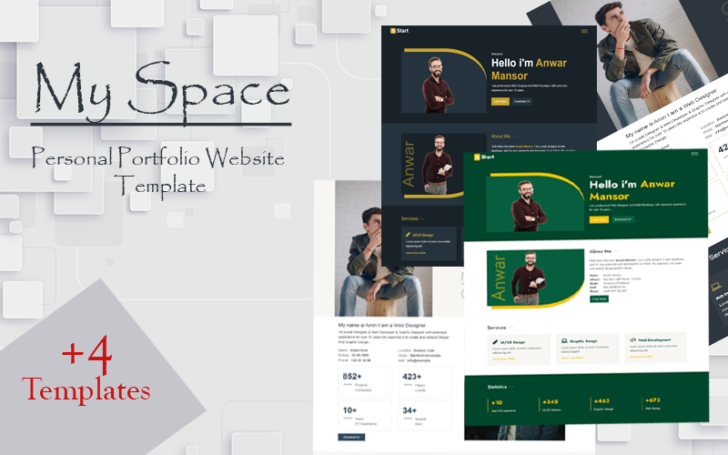 My Space – Multipurpose Landing Page HTML5 Template