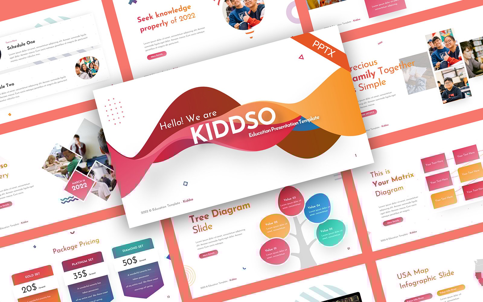 Template #249284 Classroom Colorful Webdesign Template - Logo template Preview