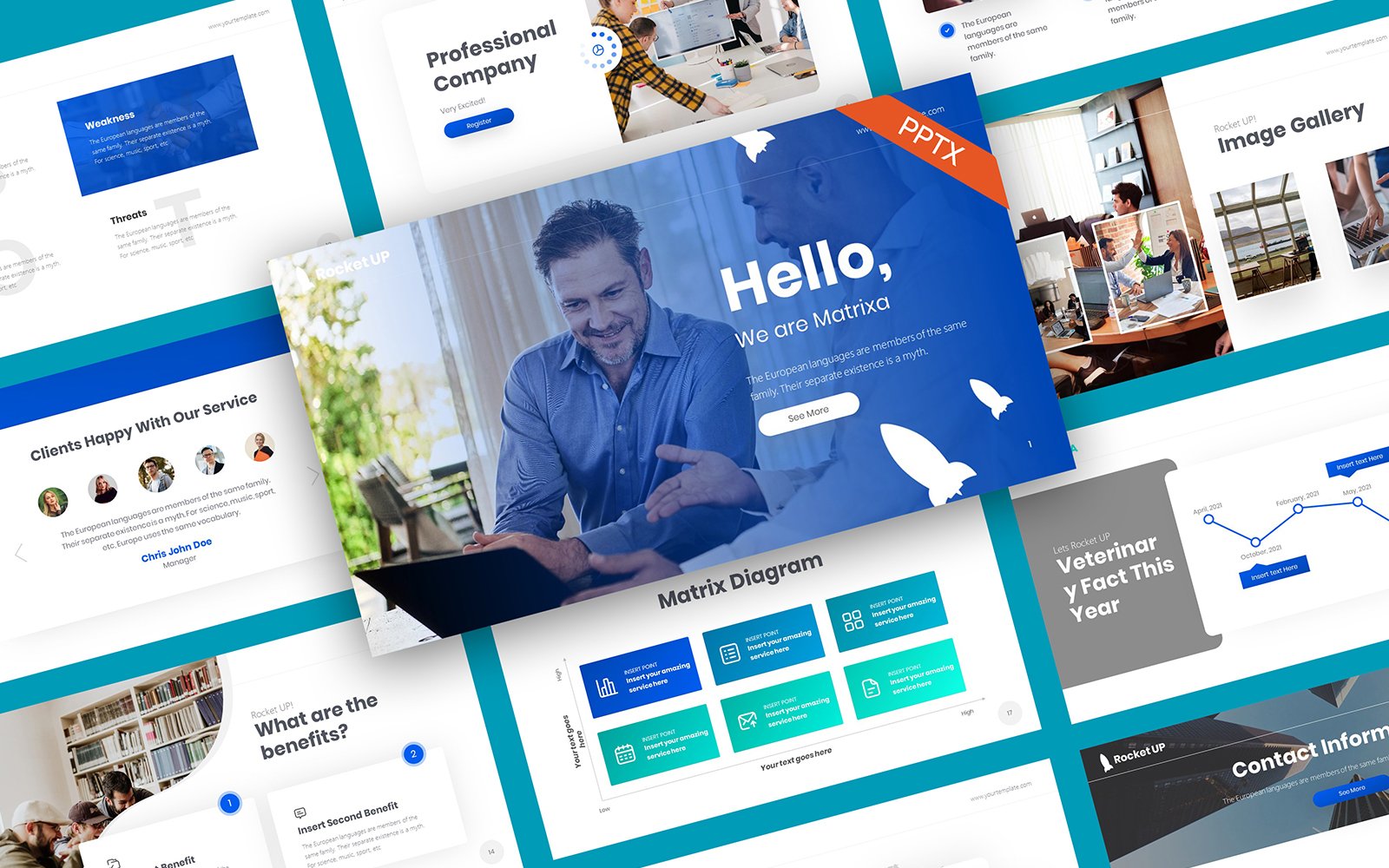 Template #249295 Business Chart Webdesign Template - Logo template Preview