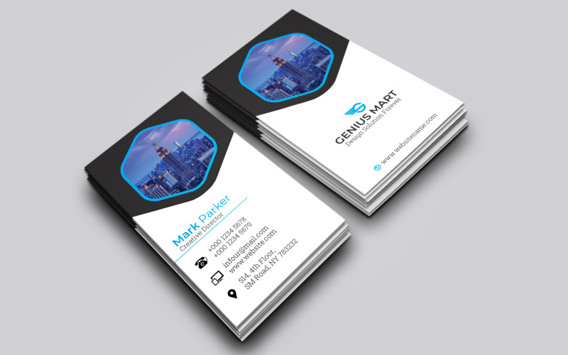 Business Card Template 03 Corporate Identity