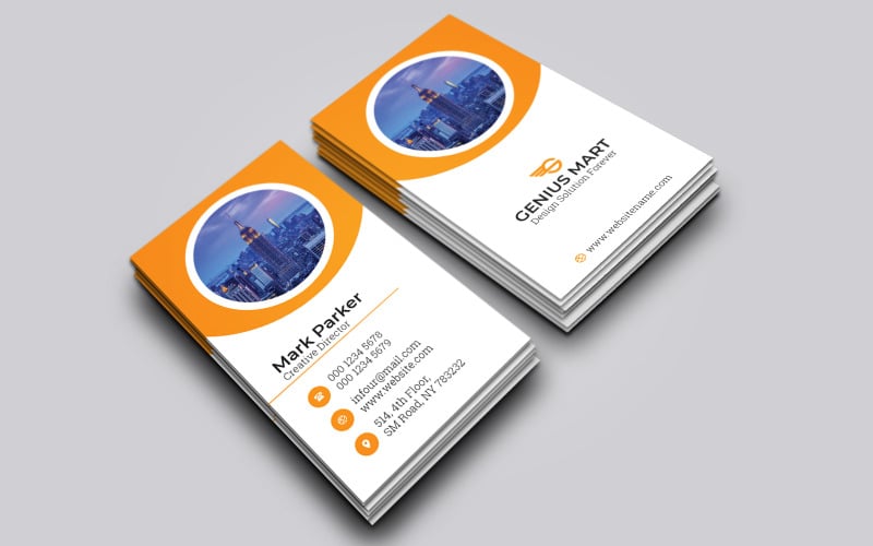 Business Card Template 07 Corporate Identity