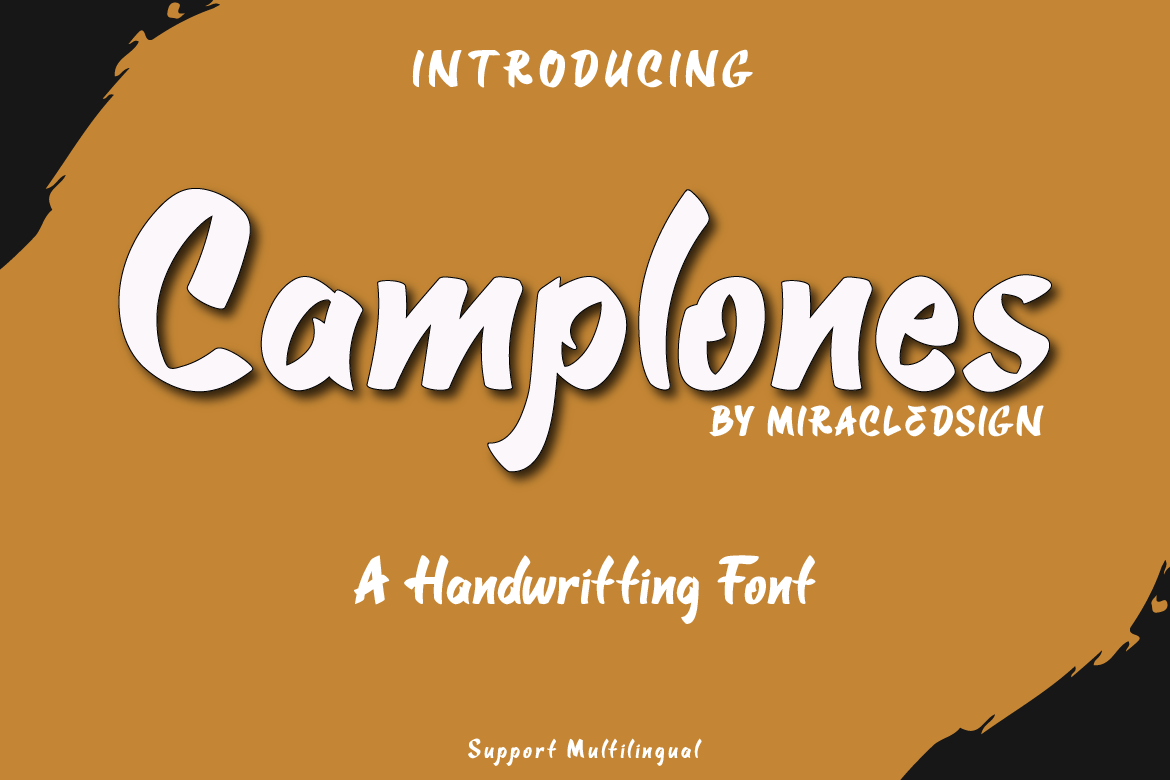 Camplones A Handwritting Font